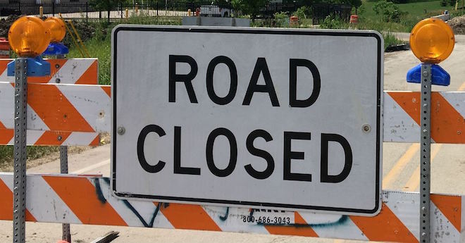 Bridge reconstruction to close portion of Highway WG through mid-summer