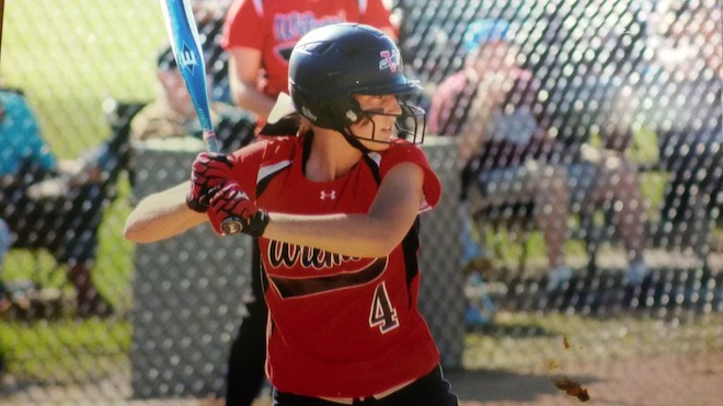 Junior University of Wisconsin-Green Bay commit Kalyssa Koehn is one of several Lady Panthers expected to take a key role in Wilmot's season. Koehn, a shortstop, was noted for her strong arm by coach Pat Dopke (Photo courtesy of Rick Koehn).