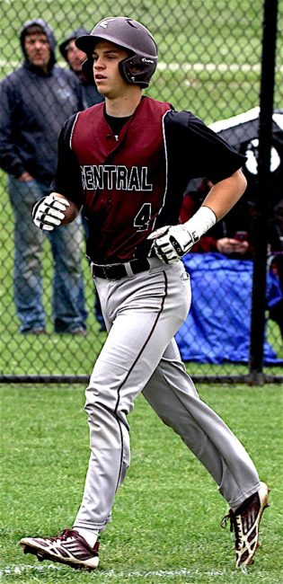 Westosha Central junior Garrett Gilbert tied Burlington’s Aaron Mutter for the most home runs in the area with five (File Photo).